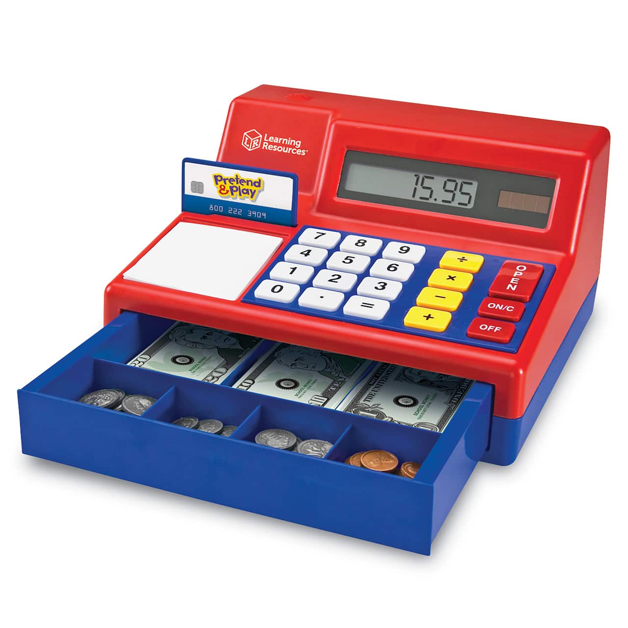 Learning Resources Pretend & Play Calculator Cash Register